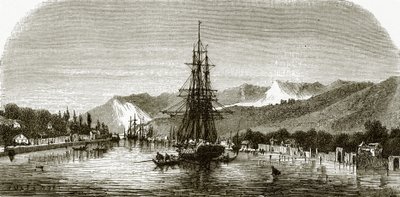 Harbour of Gravosa, near Ragusa by English School