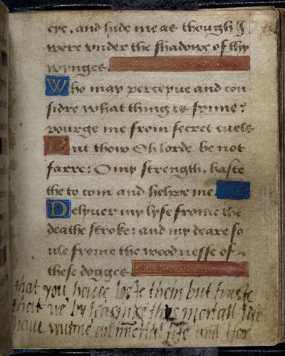 Inscription written, in the margin, by Lady Jane Grey to her Father, the Duke of Suffolk, from Lady Jane Grey