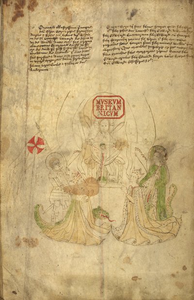 Henry VI, King of England, and His Wife, Margaret of Anjou, Illustration from 