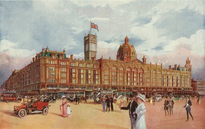 Harrods, Coronation Tower for King George V by English School