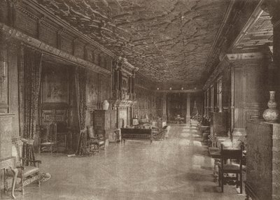 Hatfield House, The Long Gallery by English School