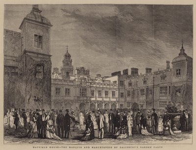 Hatfield House, the Marquis and Marchioness of Salisbury