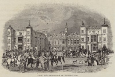 Hatfield House, the Residence of the Marquis of Salisbury by English School