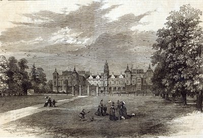 Hatfield House, the Seat of the Marquis of Salisbury, from 