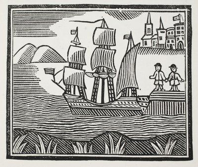 He Sets Sail on His Eventful Voyage by English School