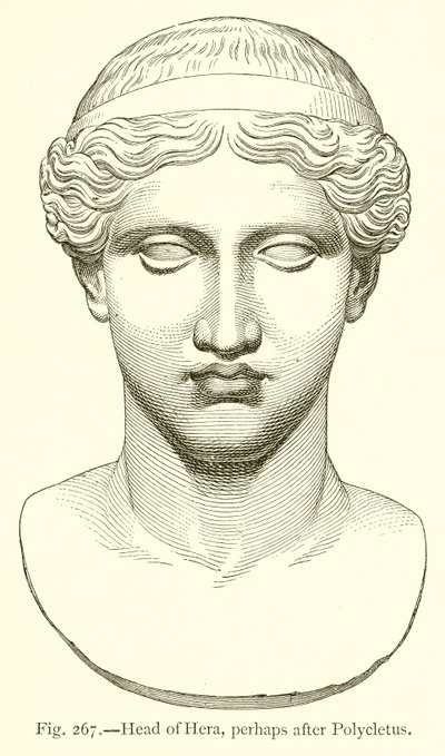 Head of Hera, perhaps after Polycletus by English School