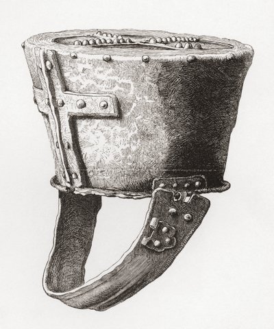 Helmet from Castle Pomeroy, England, Dating from c.12th Century by English School