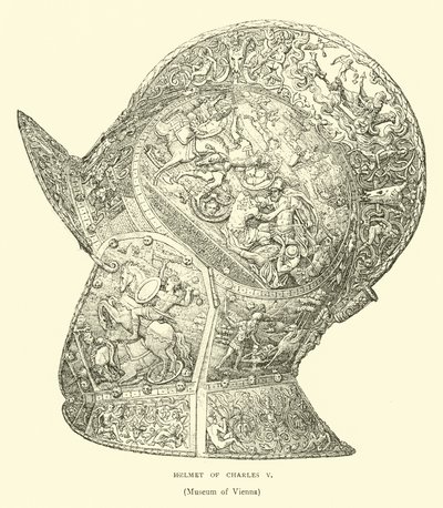 Helmet of Charles V by English School