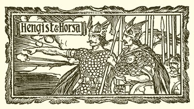 Hengist and Horsa by English School
