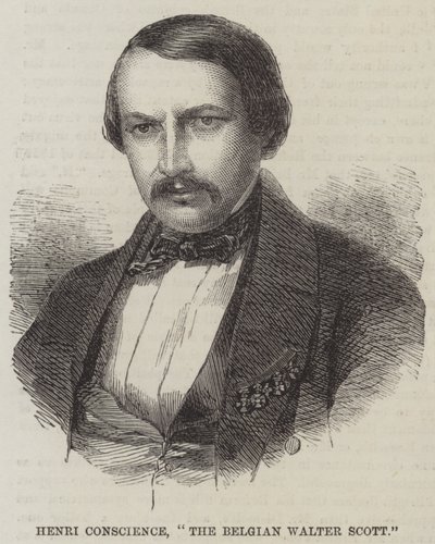 Henri Conscience, "The Belgian Walter Scott" by English School