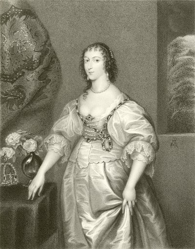 Henrietta Maria by English School