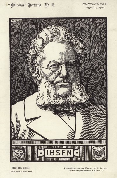 Henrik Ibsen by English School