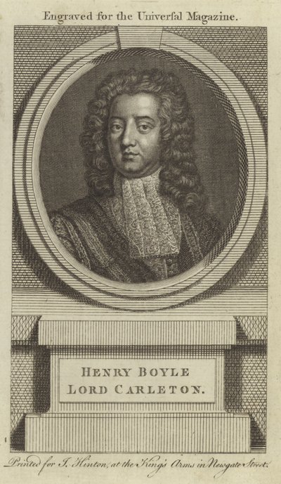 Henry Boyle, Lord Carleton by English School