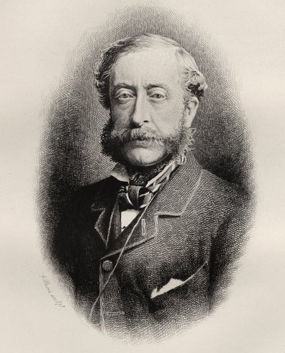 Henry Howard Molyneux Herbert, 4th Earl of Carnarvon, engraved by C. Laurie, from 