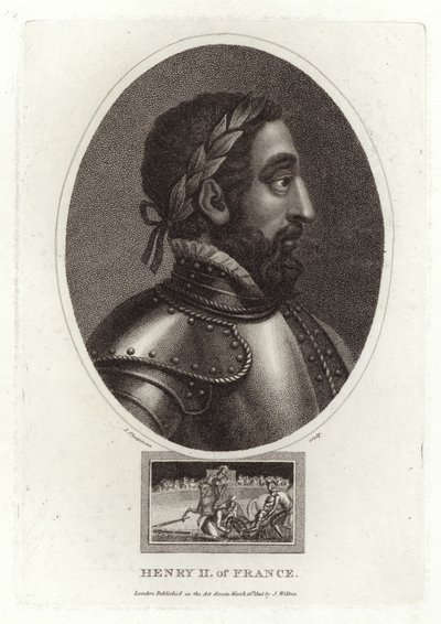 Henry II of France by English School