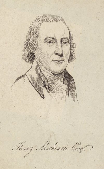 Henry Mackenzie, Scottish lawyer and novelist by English School