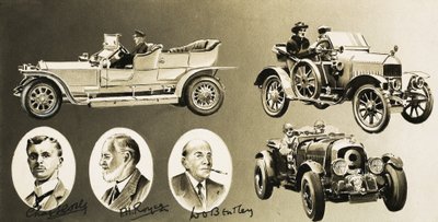 Henry Royce, Charles Rolls, W. O. Bentley -- Three Pioneers of the Motor Car by English School