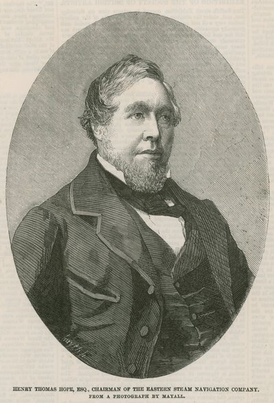 Henry Thomas Hope, Chairman of the Eastern Steam Navigation Company by English School