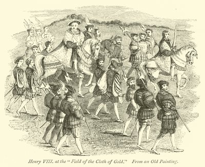 Henry VIII at the Field of the Cloth of Gold by English School
