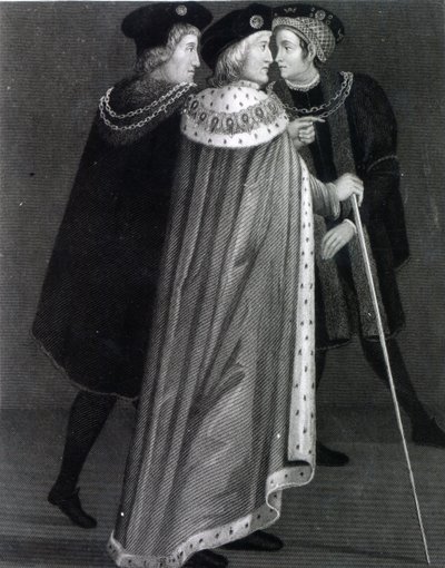 Henry VII with Richard Empson and Sir Edmund Dudley by English School