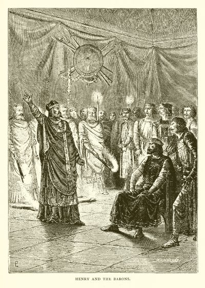 Henry and the Barons by English School