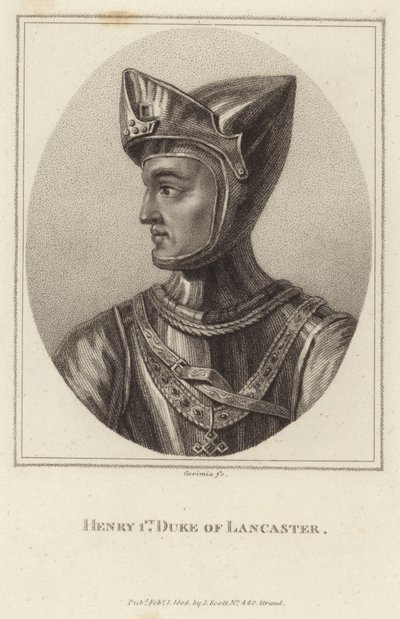 Henry of Grosmont, 1st Duke of Lancaster by English School