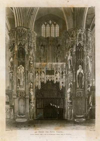 Henry the Fifth Chapel, Westminster Abbey by English School