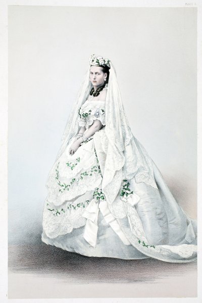 Her Royal Highness Princess Alexandra Caroline of Denmark, from A Memorial of the Marriage of Edward VII and Alexandra of Denmark by English School