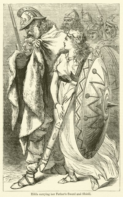 Hilda Carrying Her Father