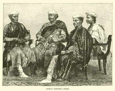 Hindoo Bankers, Delhi by English School