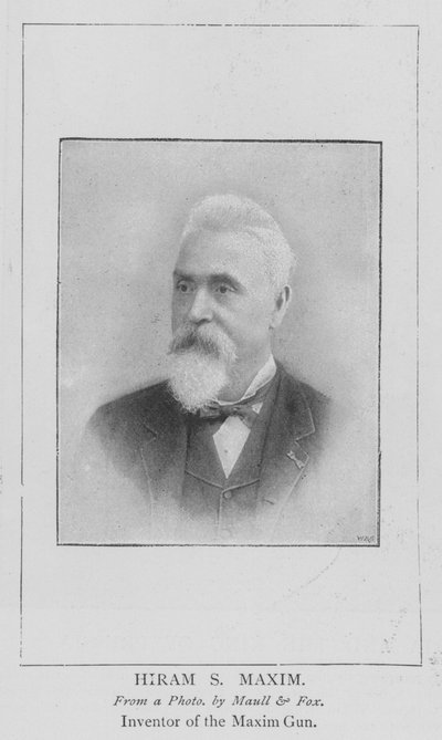 Hiram S Maxim by English School