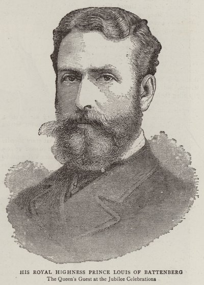 His Royal Highness Prince Louis of Battenberg by English School