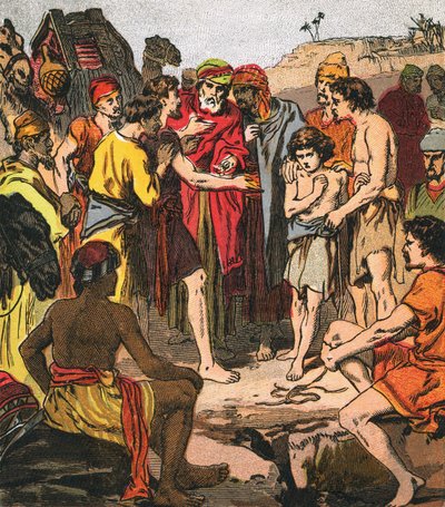 History of Joseph by English School