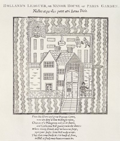 Hollands Leaguer, or Manor House, of Paris Garden, Southwark, London by English School