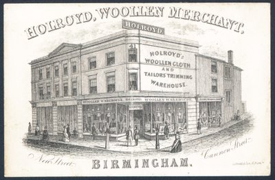 Holroyd, woollen merchant by English School