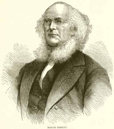 Horace Greeley by English School
