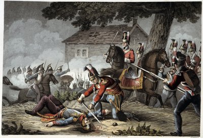 Horse Guard on the Battlefield at Waterloo (in 