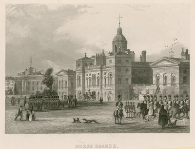 Horse Guards by English School