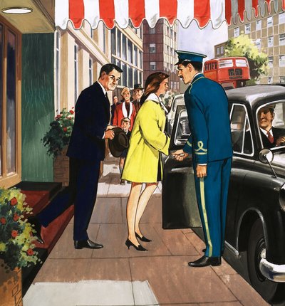 Hotel doorman by English School