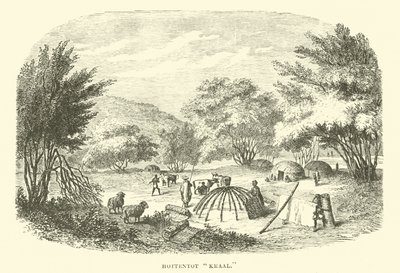 Hottentot Kraal by English School
