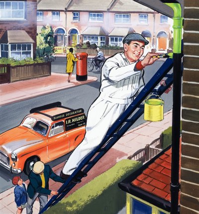 House Painter by English School