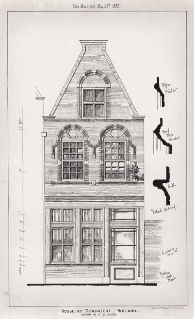 House at Dordrecht, Holland by English School