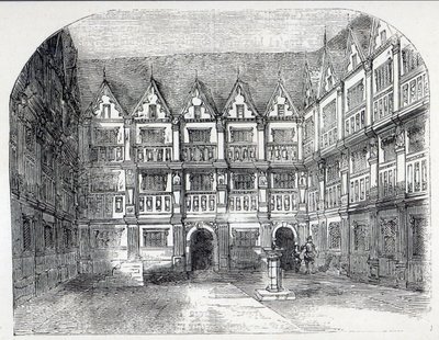 House of Sir Thomas Gresham, in Bishopsgate Street, London by English School