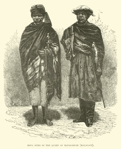 Hova Spies of the Queen of Madagascar, Malagasy by English School