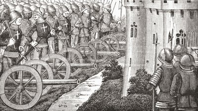 How the Comte de Foix Took Strong Places in Guienne, 1878 by English School