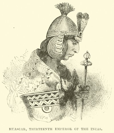 Huascar, Thirteenth Emperor of the Incas by English School