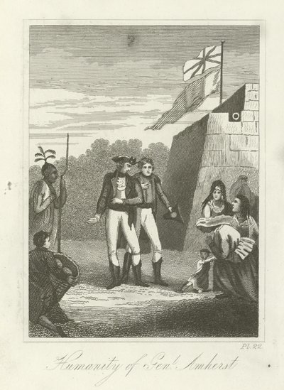 Humanity of General Amherst by English School