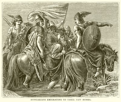 Hungarians Emigrating to their New Homes by English School