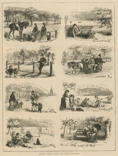 Hyde Park Out of the Season by English School