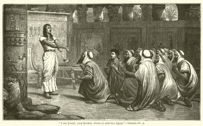 "I am Joseph, your brother, whom ye sold into Egypt", Genesis, xlv, 4 by English School